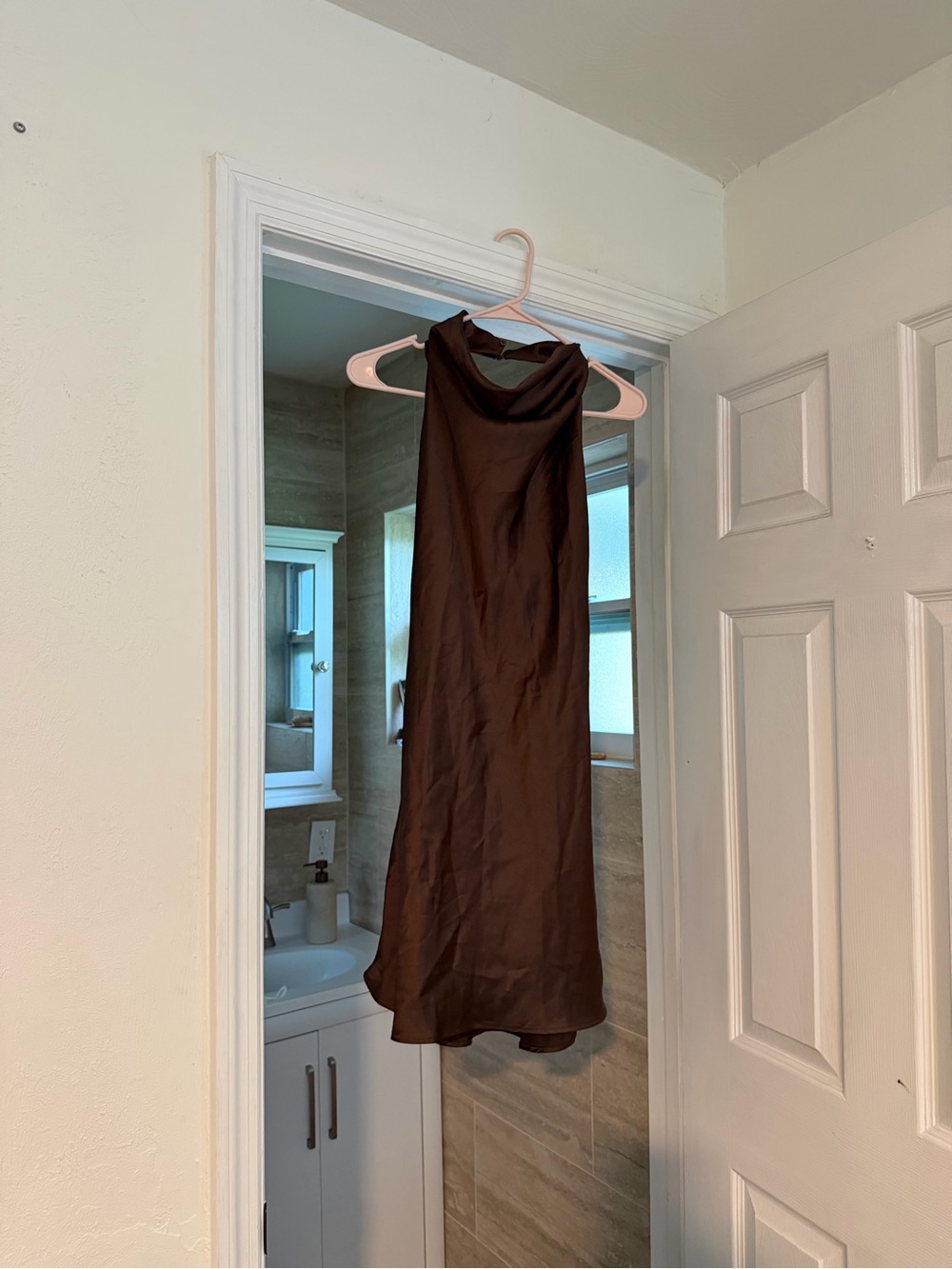 Zara Brown Midi Dress Like New